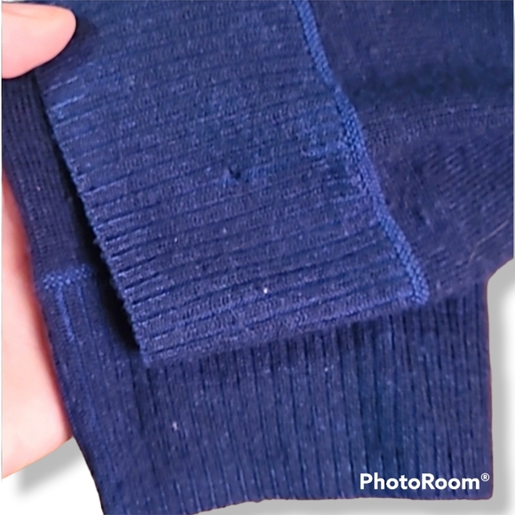 Robert Graham Blue Wo Cashmere Blend Sweater - Picture 3 of 7